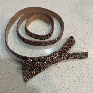 Kate Spade Glitter Belt